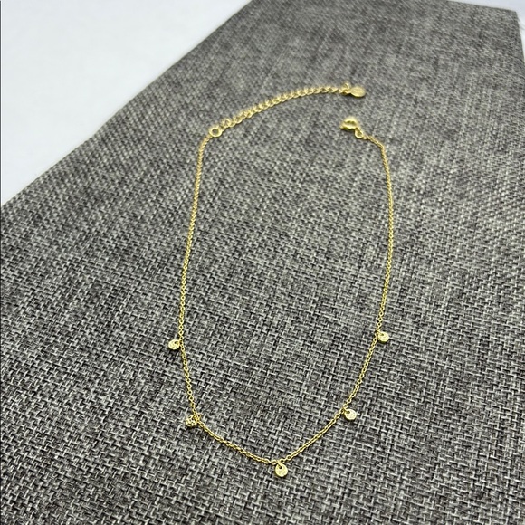 Gorjana Gold Tone Choker Necklace Minimalist Design - Picture 5 of 6